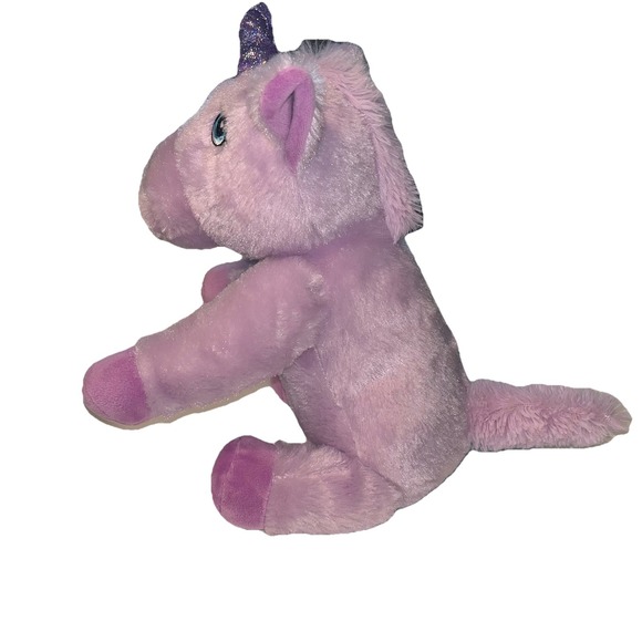 Progressive Plush Unicorn "Lila" – Purple Stuffed Toy w/ Sparkly Horn 2004 - Picture 6 of 8